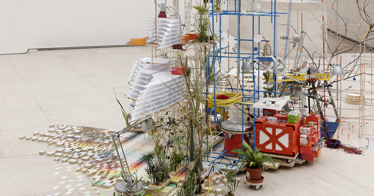 Sarah Sze. Fixed Points Finding a Home | The Contemporary Art 