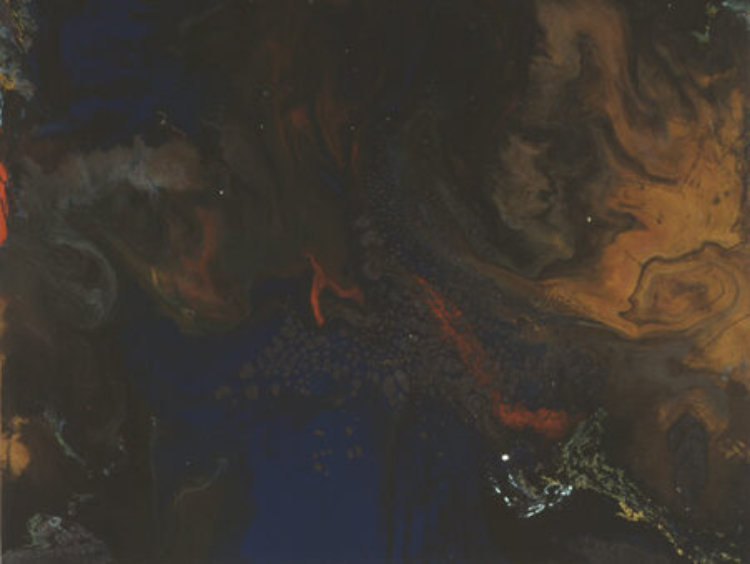 Bernard Frize, ‘Avril’, 1992 (détail). Ensemble de 11 peintures Alkhyd polyuréthane sur toile. 70 x 74 cm chacune. Collection Mudam Luxembourg. Acquisition 1996 – Apport FOCUNA © Photo : Christof Weber