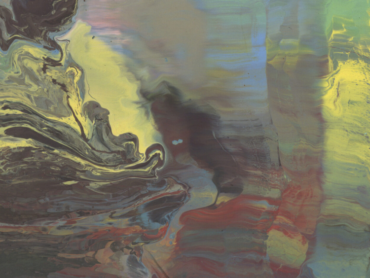 Bernard Frize, ‘Avril’, 1992 (détail). Ensemble de 11 peintures Alkhyd polyuréthane sur toile 70 x 74 cm chacune Collection Mudam Luxembourg Acquisition 1996 – Apport FOCUNA © Photo : Christof Weber