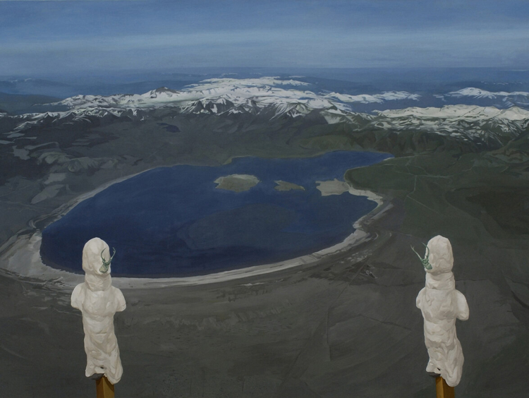 Masaya Chiba, ‘Lake’, 2006. Huile sur toile. 132,3 x 186,5 cm. Collection Mudam Luxembourg. Acquisition 2007 © Photo Masaya Chiba. Courtesy Shugoarts, Tokyo