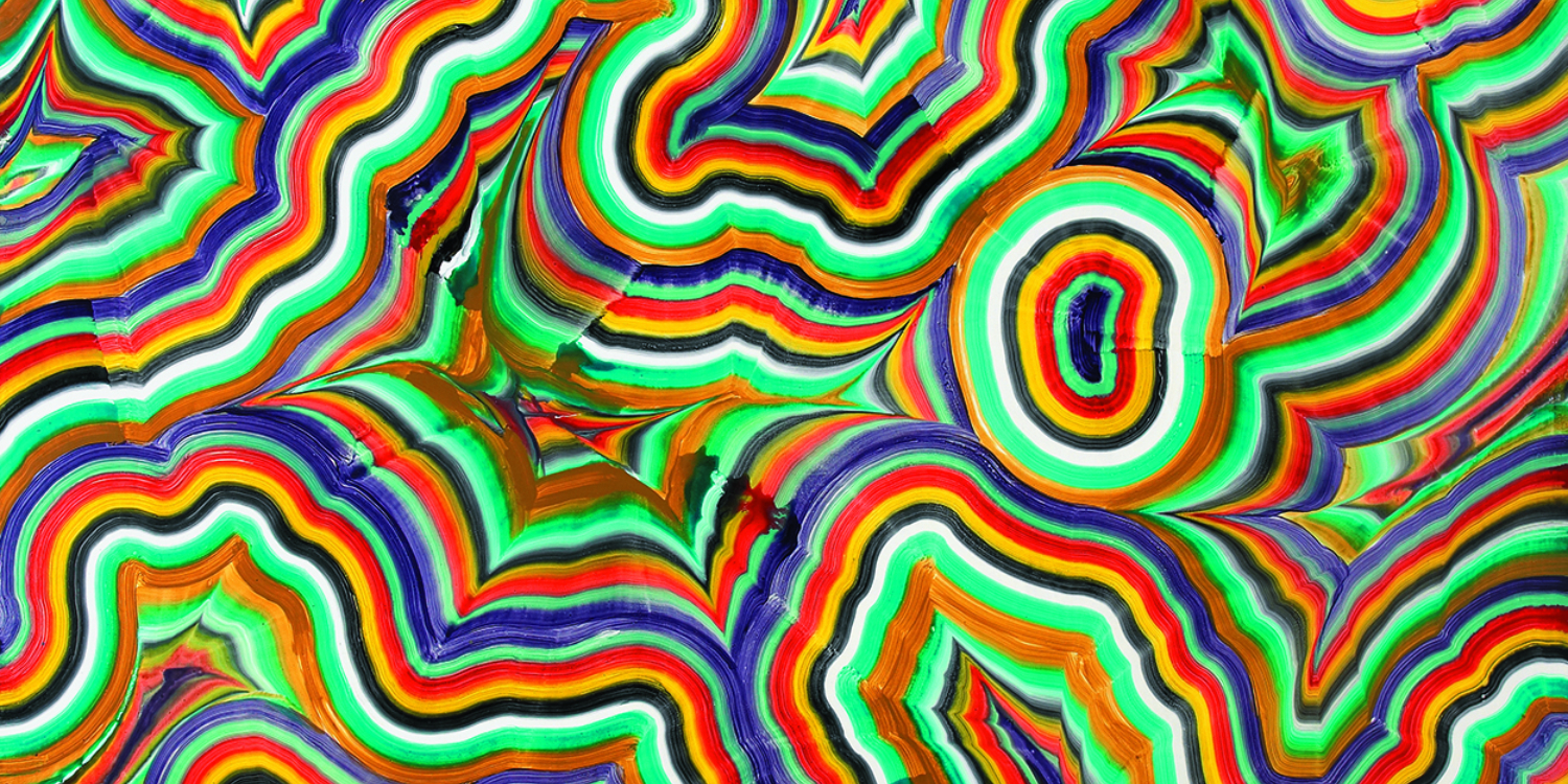 Bernard Frize, "Extension 2", 1990. Collection Mudam Luxembourg. Donation 1996 – Banque Internationale de Luxembourg. Apport FOCUNA © Photo : Studio Rémi Villaggi | Mudam Luxembourg