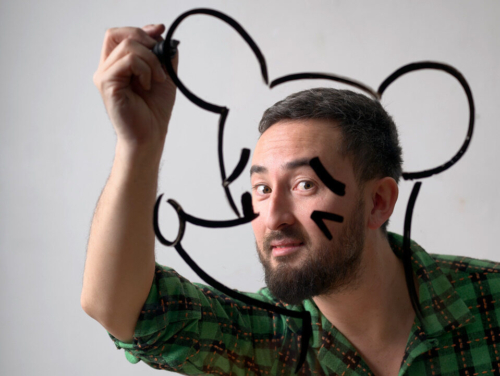 Artist’s and Curator’s Tour with Simon Fujiwara and Léon Kruijswijk