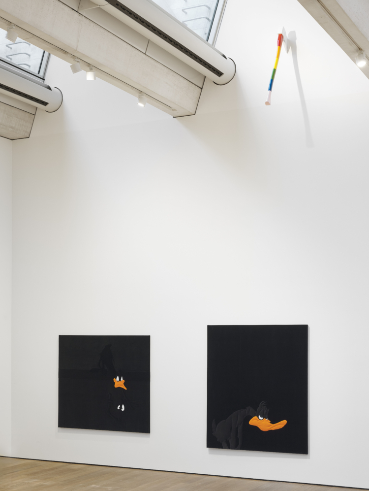 Vie of the exhibition ‘Cosima von Bonin: Songs for Gay Dogs’, Mudam Luxembourg. Photo: Mareike Tocha © Mudam Luxembourg