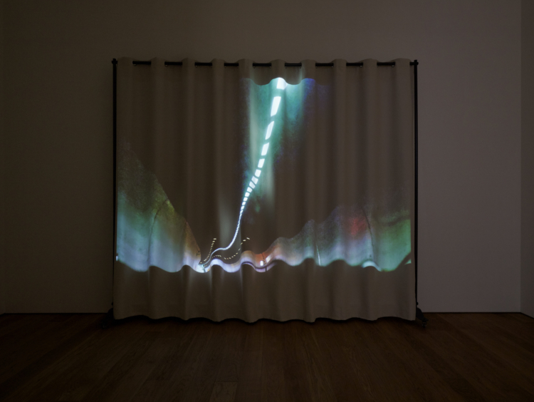 Exhibition view ‘Tiffany Sia: Phantasmatic Screens’, Mudam Luxembourg. Photo: Mareike Tocha © Mudam Luxembourg