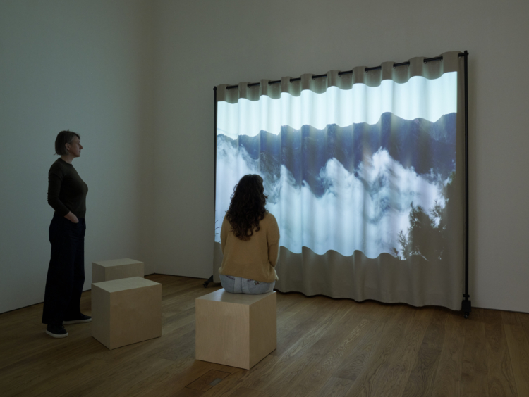 Exhibition view ‘Tiffany Sia: Phantasmatic Screens’, Mudam Luxembourg. Photo: Mareike Tocha © Mudam Luxembourg