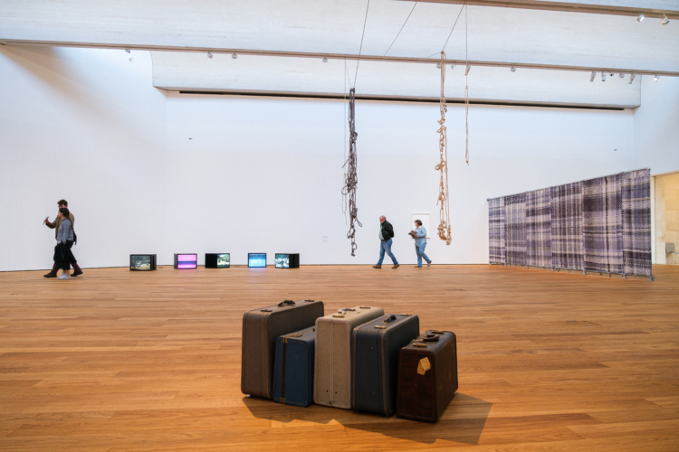 View of the exhibition ‘Radio Luxembourg: Echoes across borders’, Mudam Luxembourg. Photo: Gilles Kayser © Mudam Luxembourg