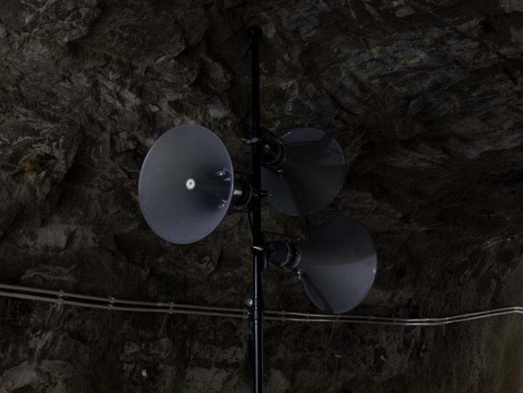 Susan Philipsz, ‘The Lower World’, 2025. Aquatunnel, Pétrusse Valley. Photo: Olivier Hoffmann © Mudam Luxembourg