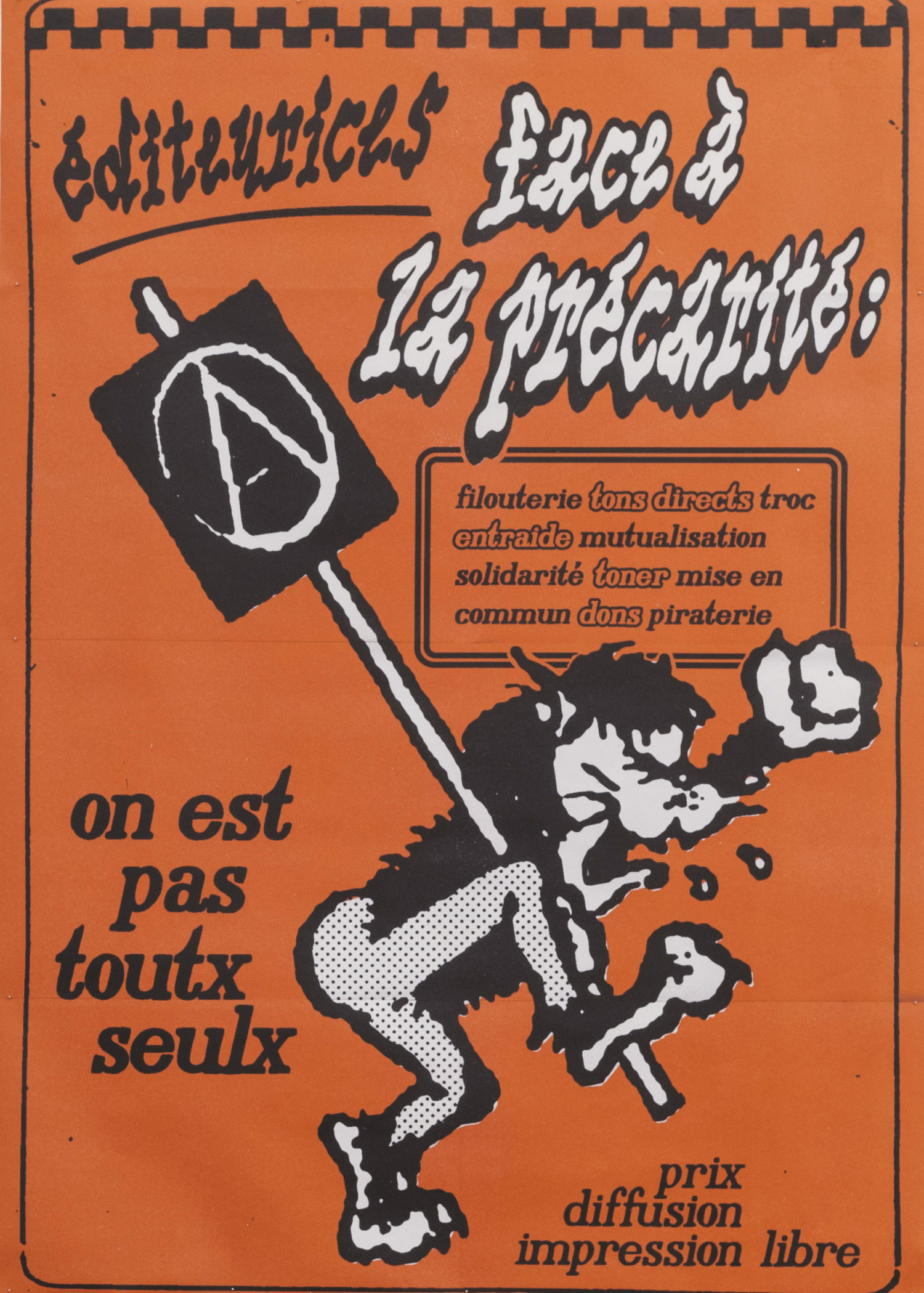 Un poster pour la liberté d'expression et le soutien des publications indépendantes.