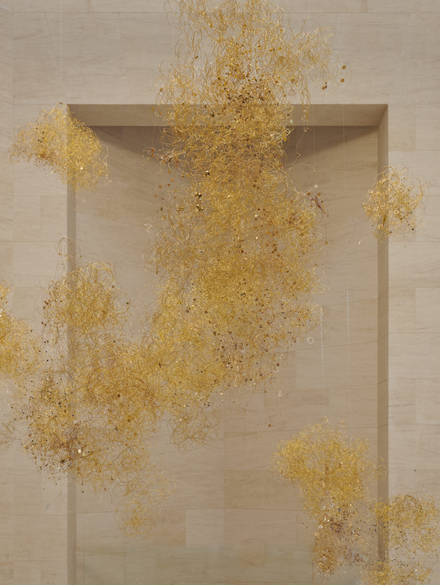 Exhibition view ‘Igshaan Adams: Between Then and Now’, Mudam Luxembourg. Photo: Marc Domage © Mudam Luxembourg