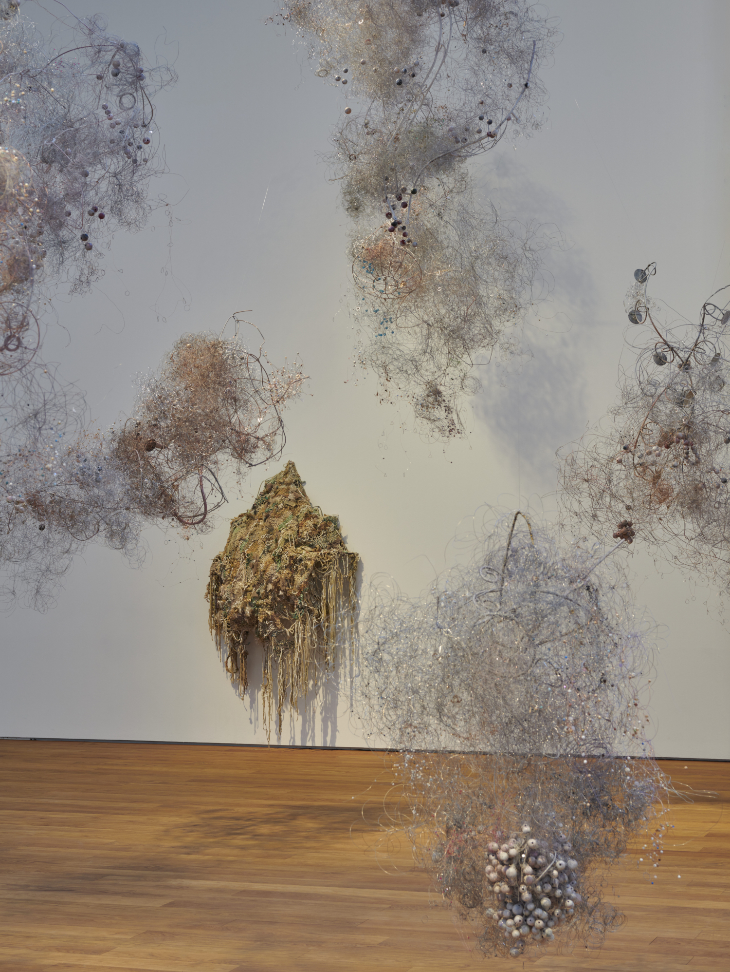 Exhibition view ‘Igshaan Adams: Between Then and Now’, Mudam Luxembourg. Photo: Marc Domage © Mudam Luxembourg