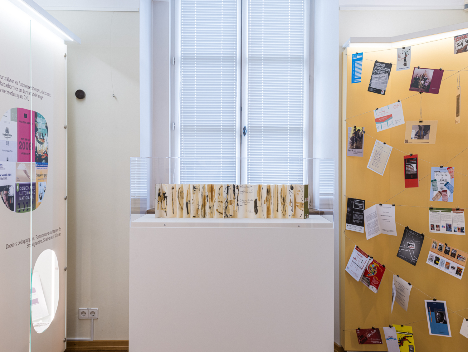 Etel Adnan, ‘Untitled’, 1965. Collection Mudam Luxembourg. Exhibition view ‘Dodeka: 12 Works for 12 Cantons’, Centre national de littérature, Mersch. Photo: Mike Zenari © Mudam Luxembourg