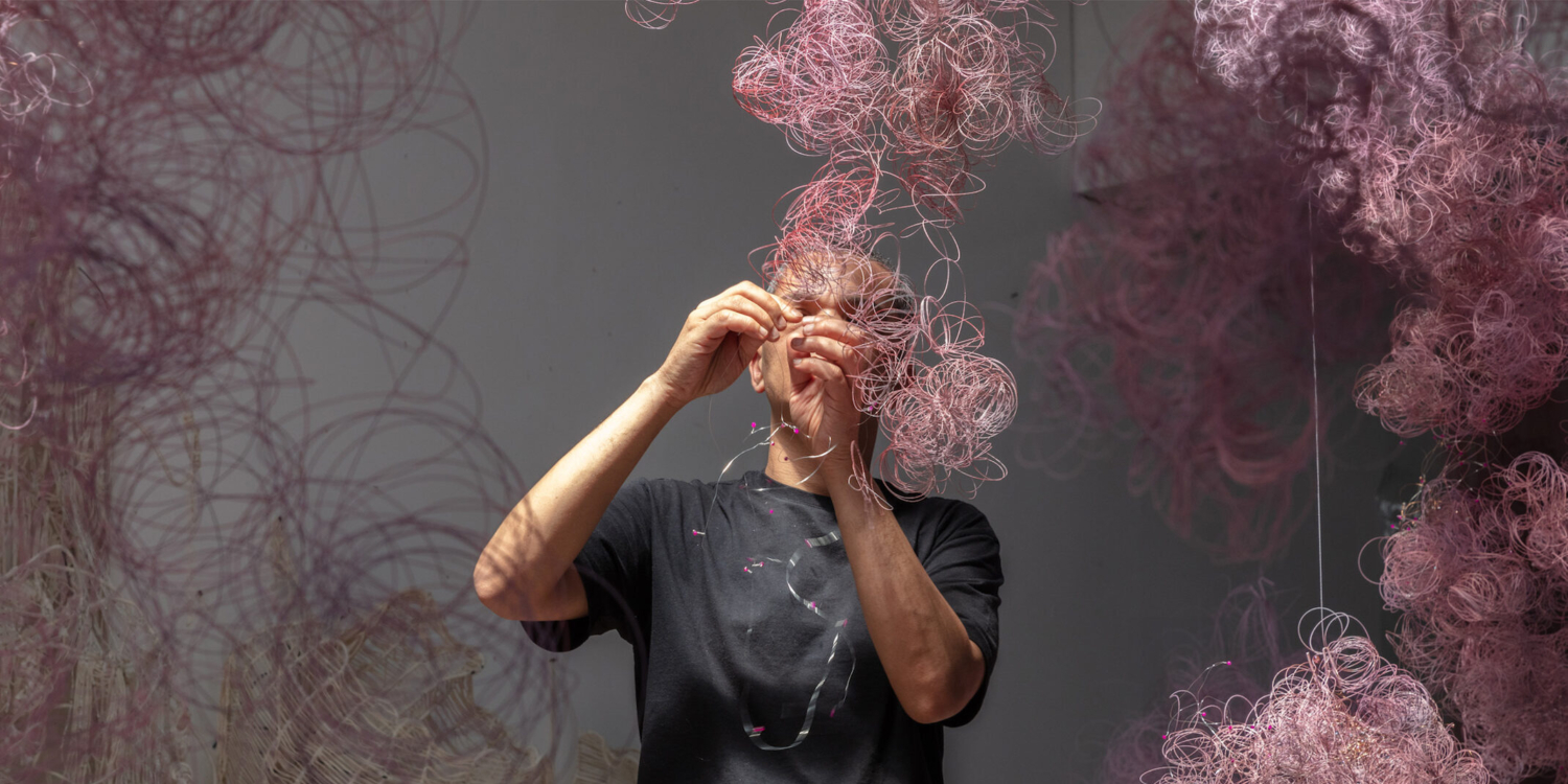 Portrait of Igshaan Adams. Courtesy the artist. Photo: Mario Todeschini.