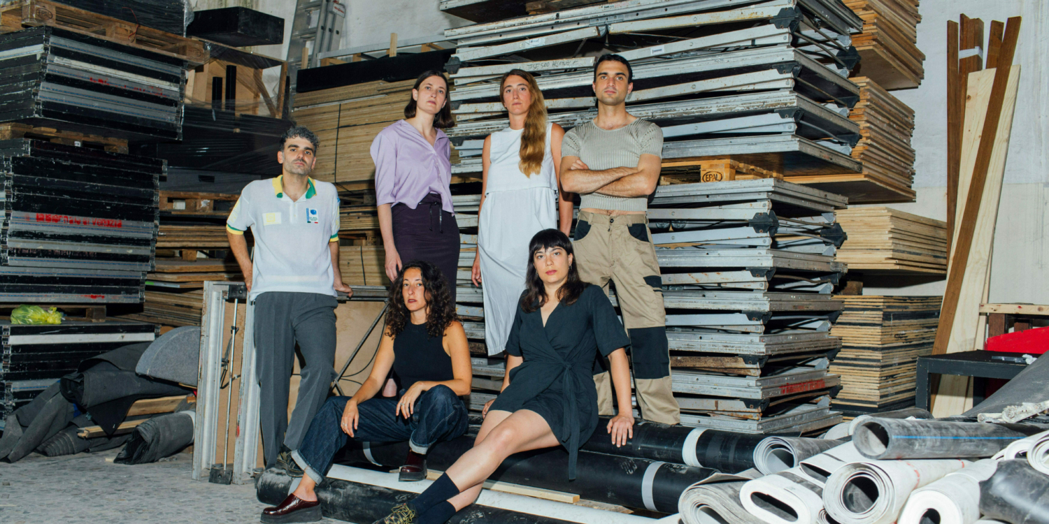 Rendering view of the installation in the space of the Luxembourg Pavilion.