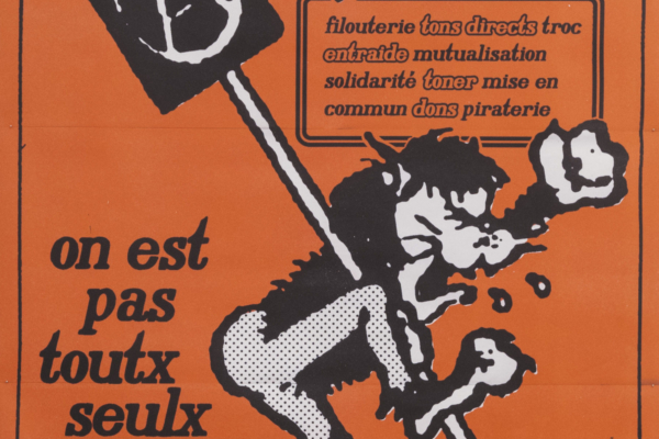 Un poster pour la liberté d'expression et le soutien des publications indépendantes.